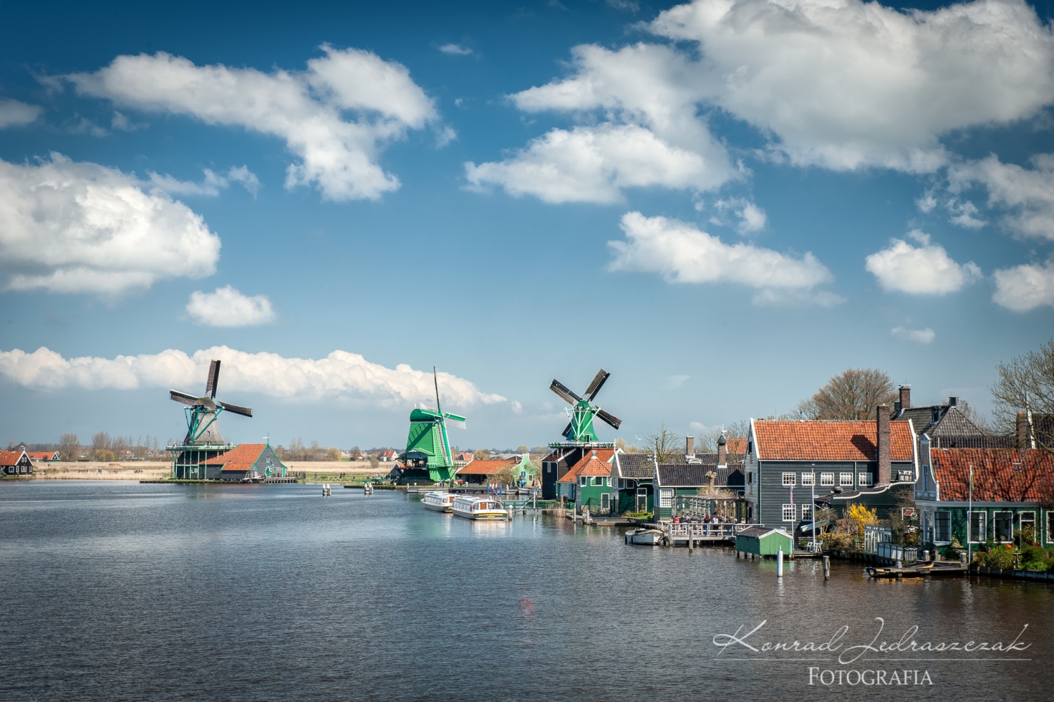 Zaanse Schans, Wiatraki, Holandia