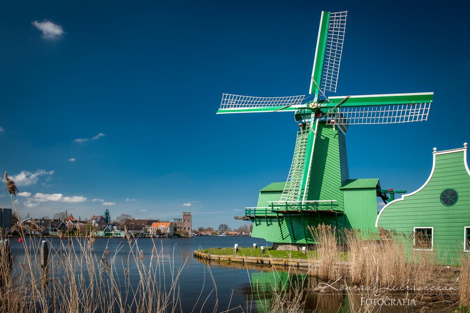 Zaanse Schans, Wiatraki, Holandia