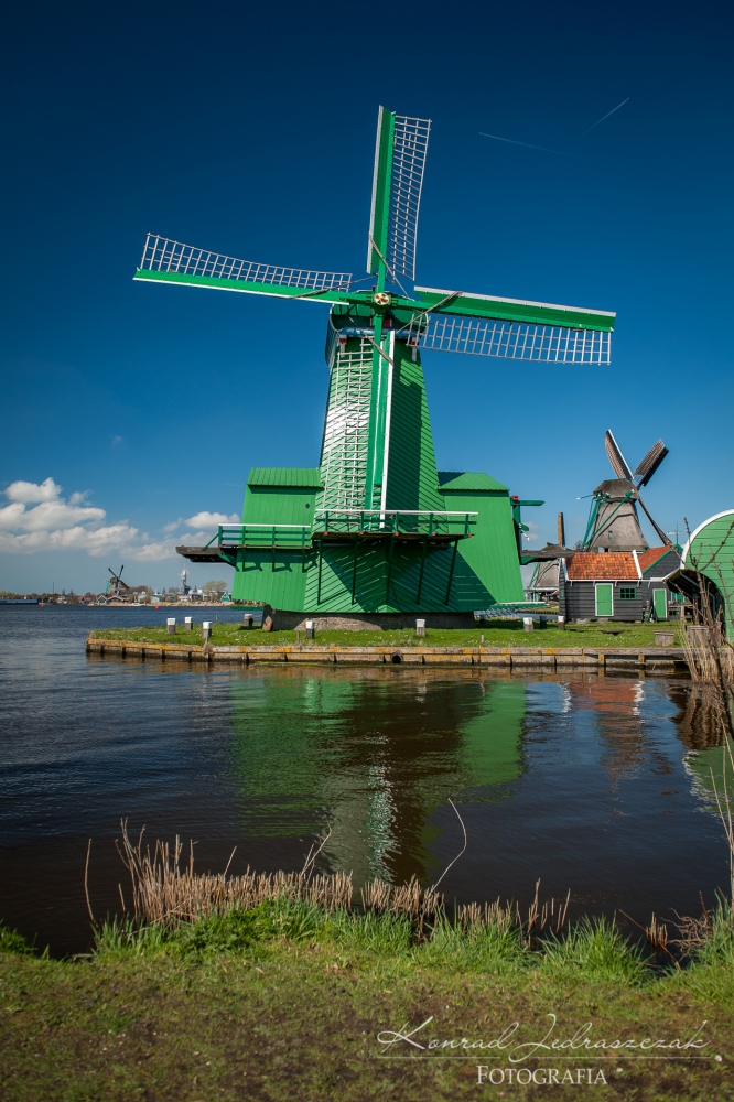 Zaanse Schans, Wiatraki, Holandia