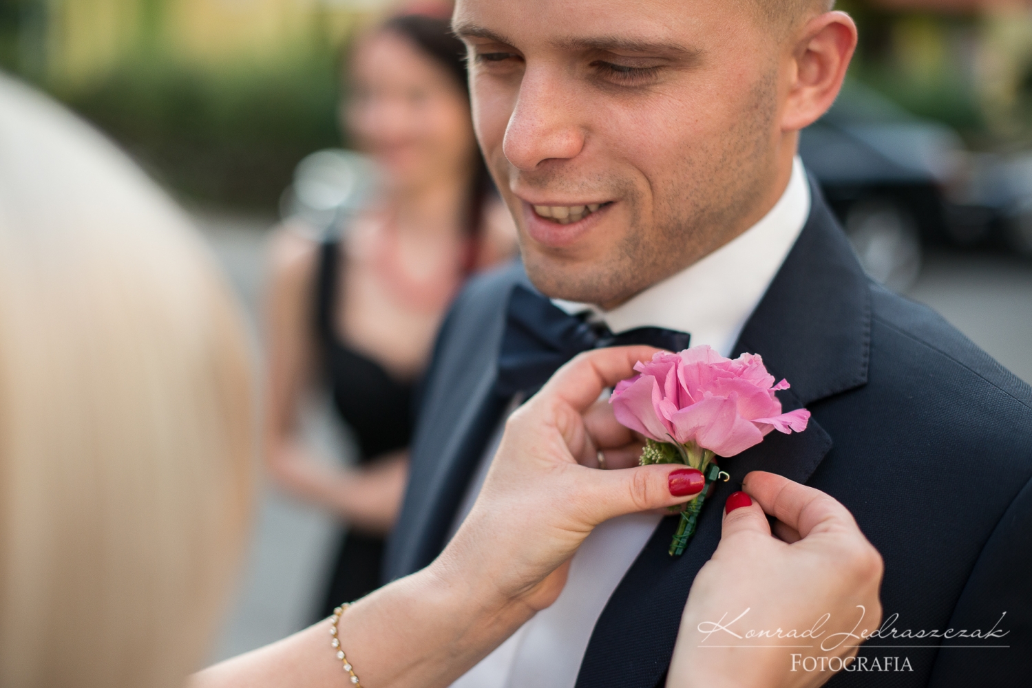 Fotografia Ślubna przyjazd Pana Młodego