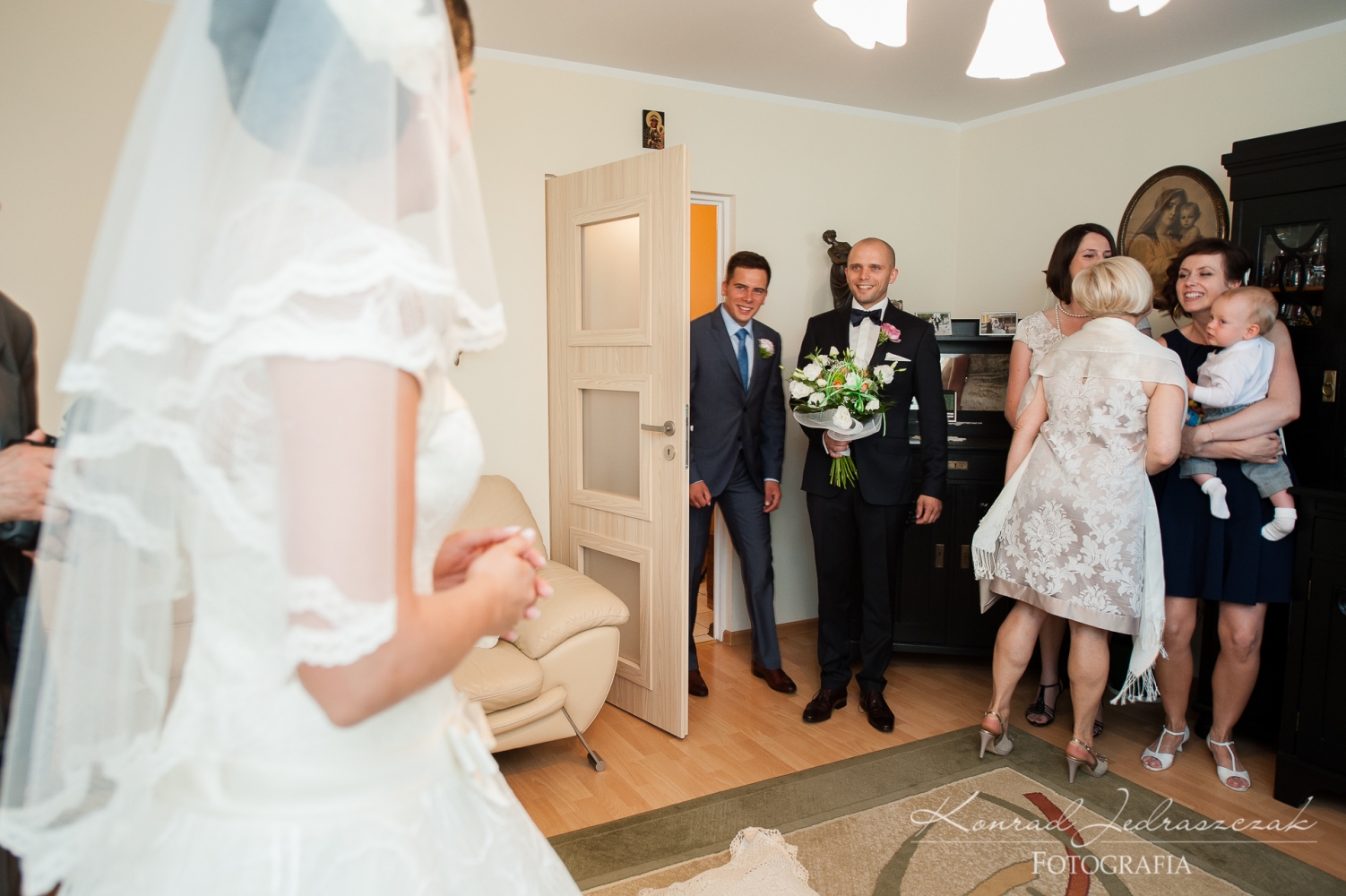 Fotografia Ślubna przyjazd Pana Młodego