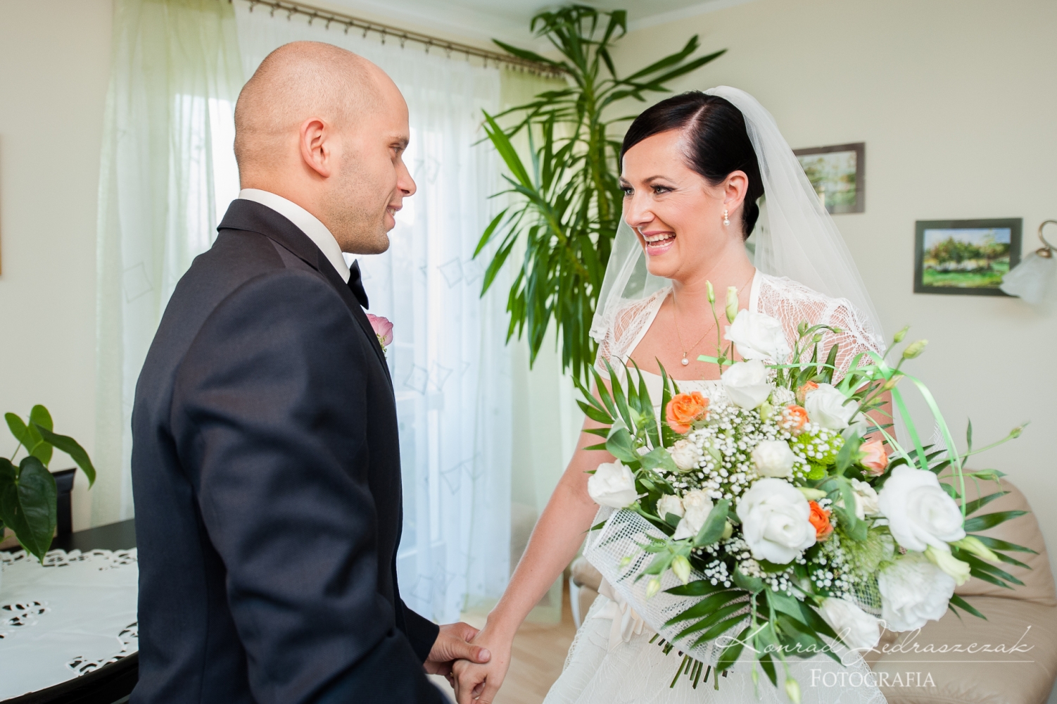 Fotografia Ślubna przyjazd Pana Młodego