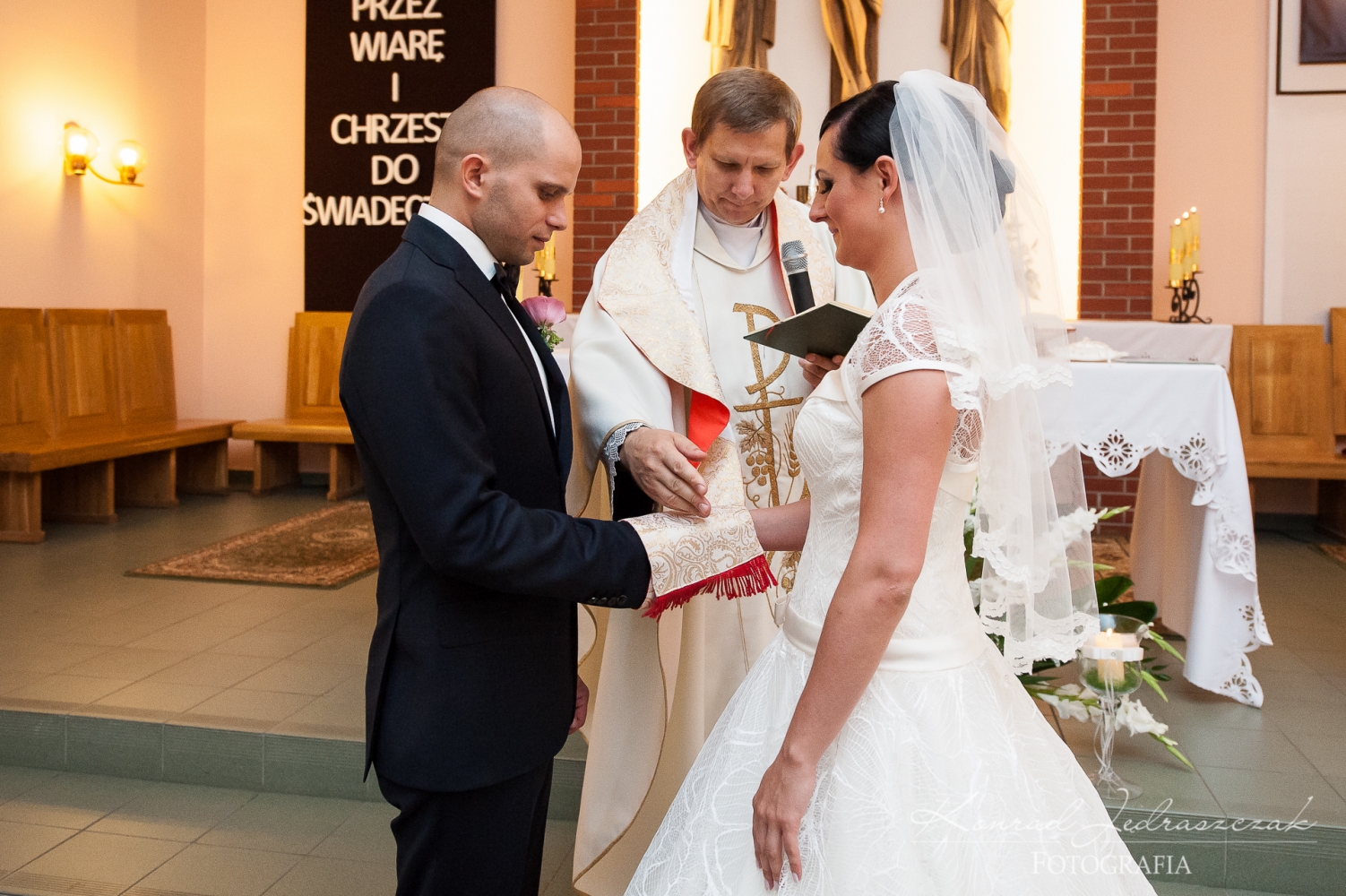 Fotografia Ślubna składanie przysięgi
