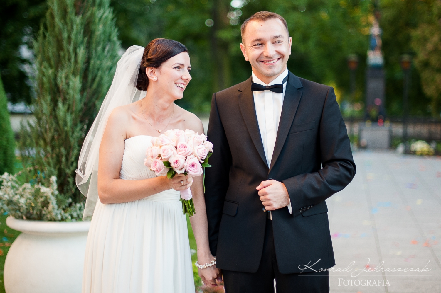 Fotografia ślubna Warszawa ślub Joli i Sebastiana w św. Annie Wilanów fot.4