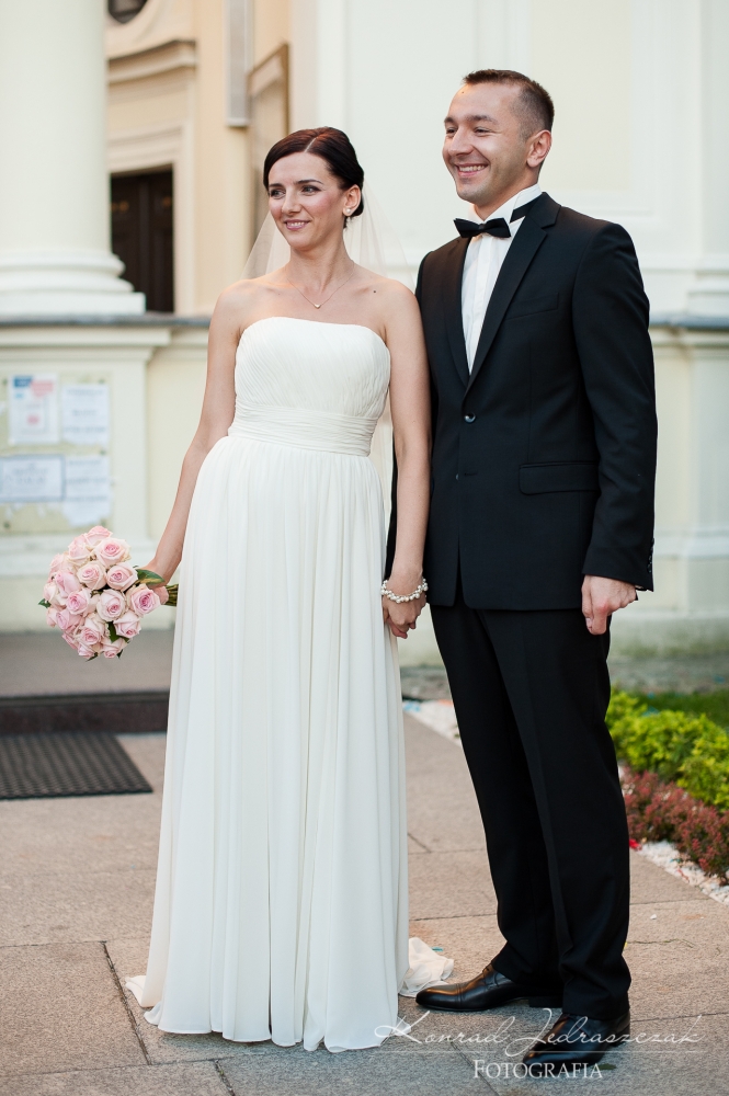 Fotografia ślubna Warszawa ślub Joli i Sebastiana w św. Annie Wilanów fot.6