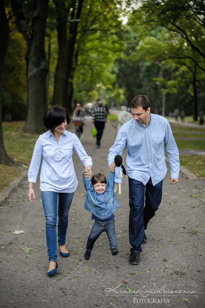 Fotografia rodzinna sesja plenerowa jesienny spacer Park Skaryszewski fot.9