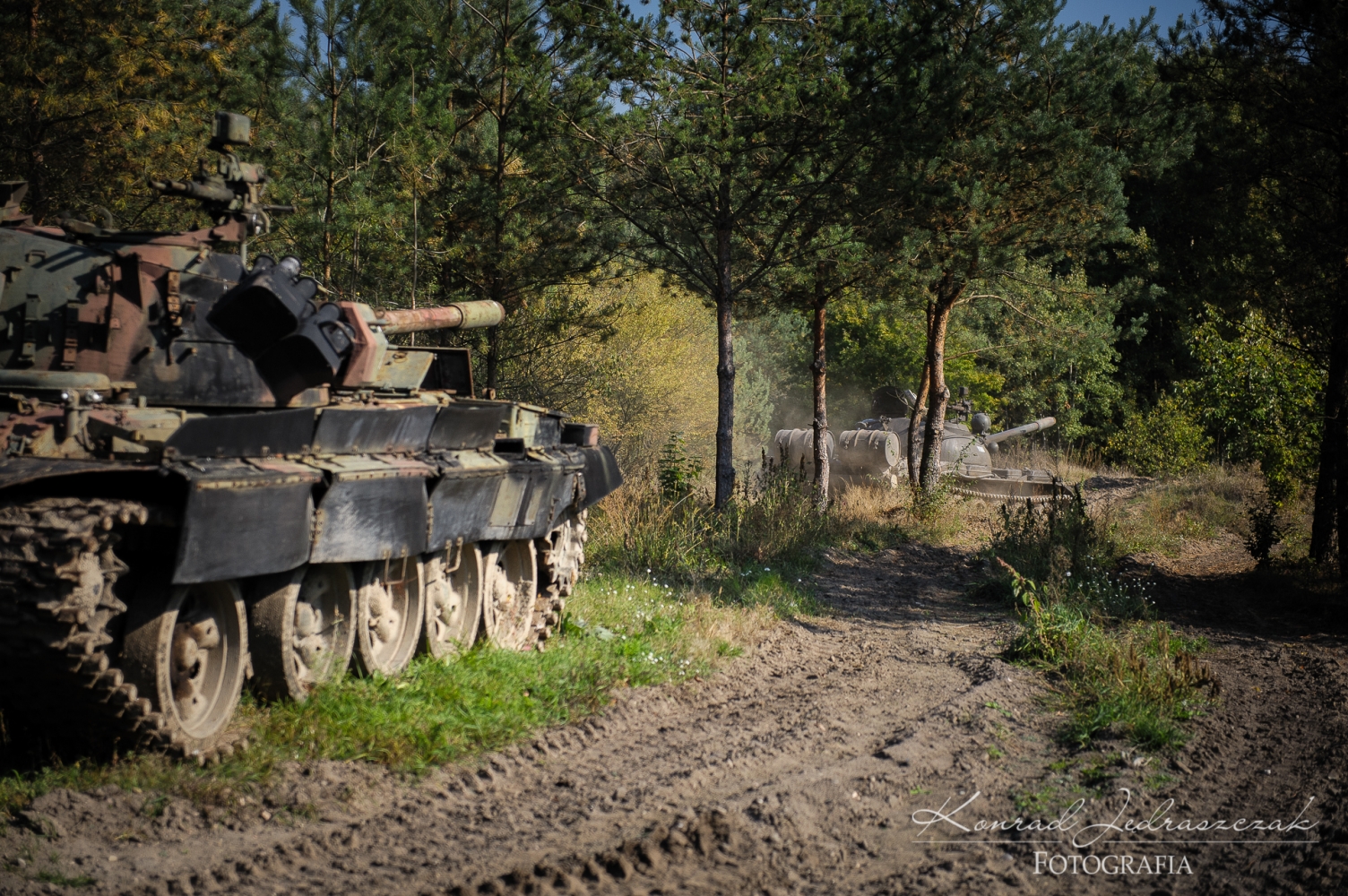 Panzer Farm czołg T55 przejażdżka czołgiem fot.2