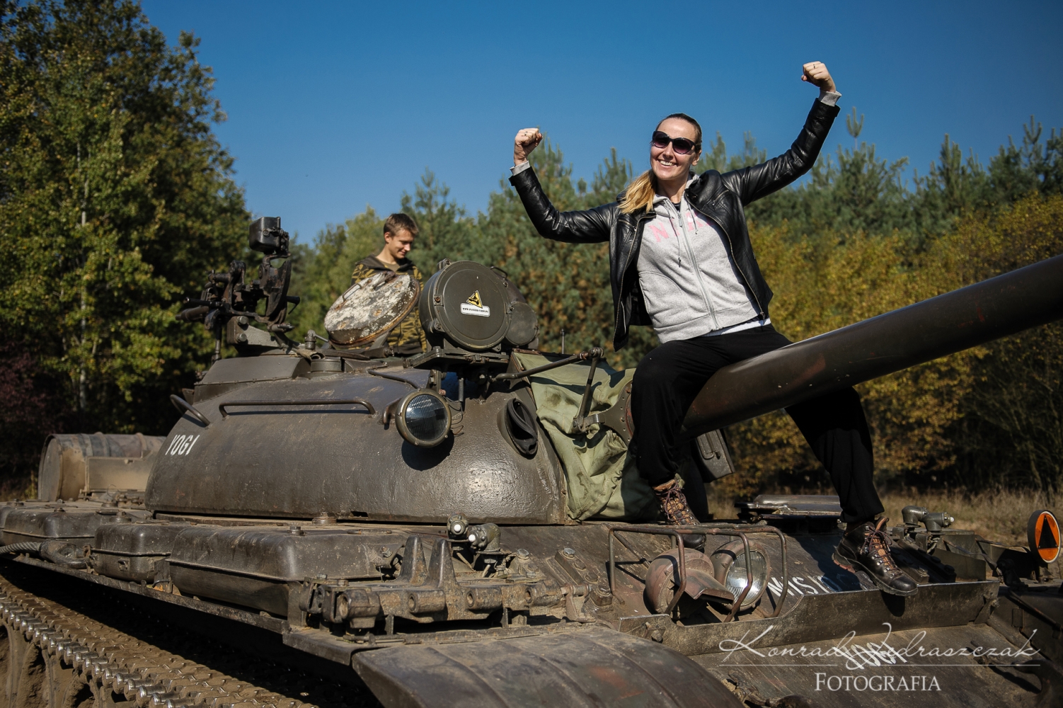 Panzer Farm czołg T55 przejażdżka czołgiem fot.3