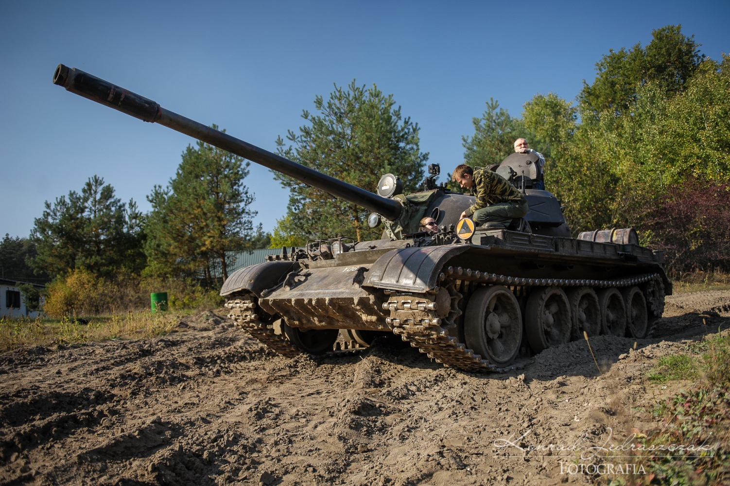 Panzer Farm czołg T55 przejażdżka czołgiem fot.5