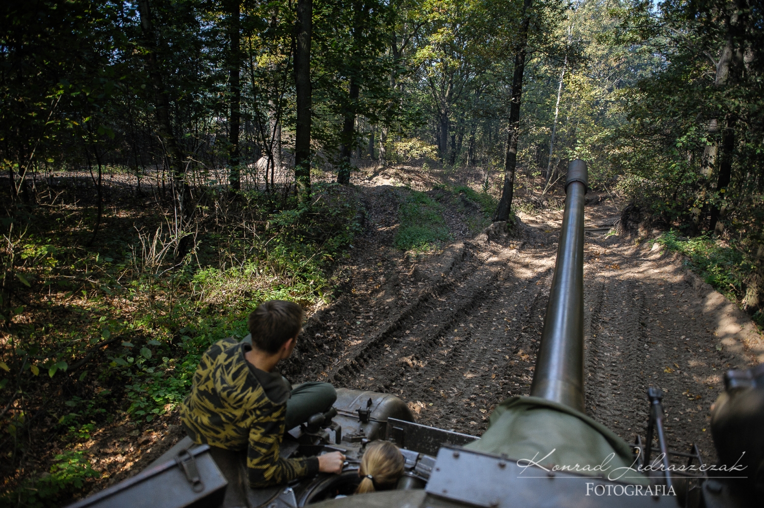 Panzer Farm czołg T55 przejażdżka czołgiem fot.9