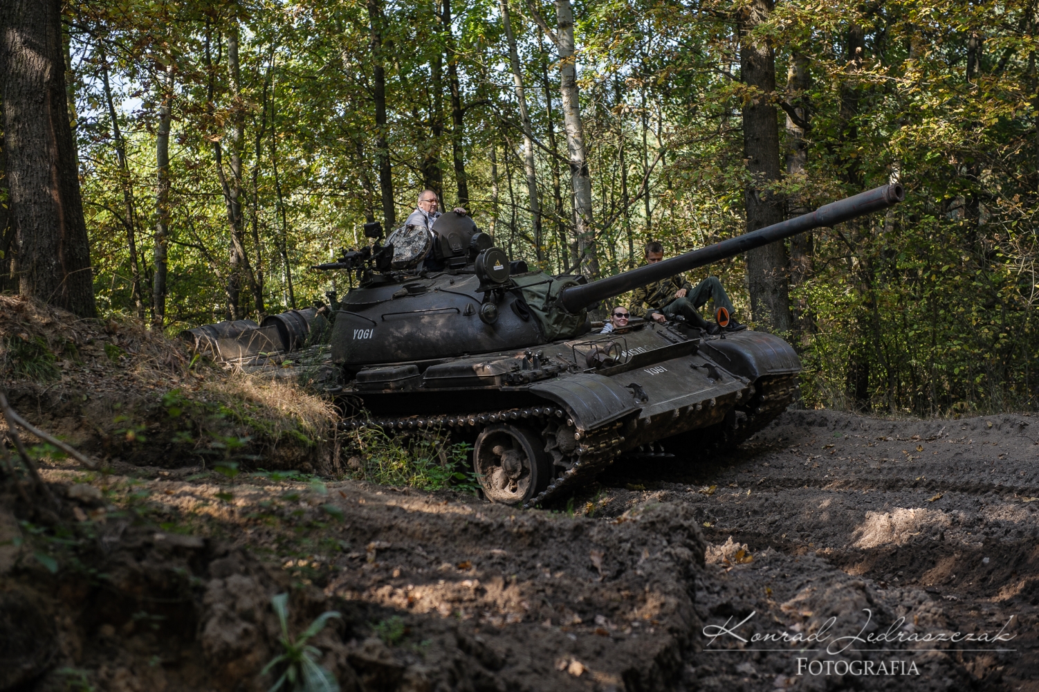 Panzer Farm czołg T55 przejażdżka czołgiem fot.10