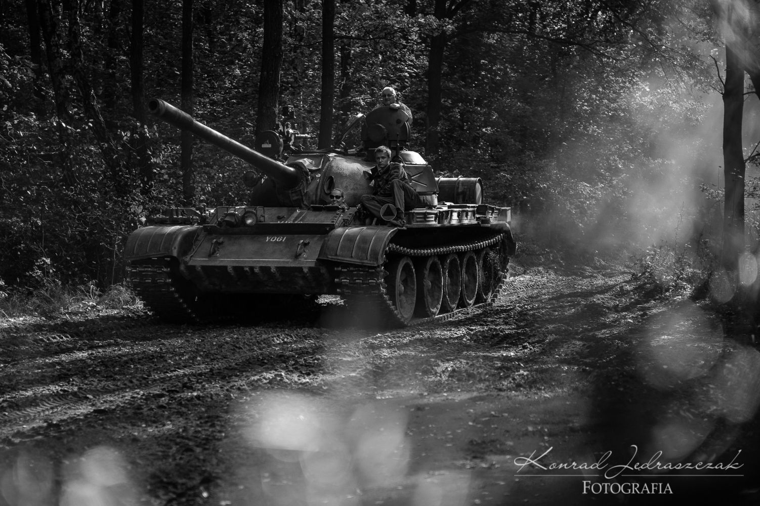 Panzer Farm czołg T55 przejażdżka czołgiem fot.12