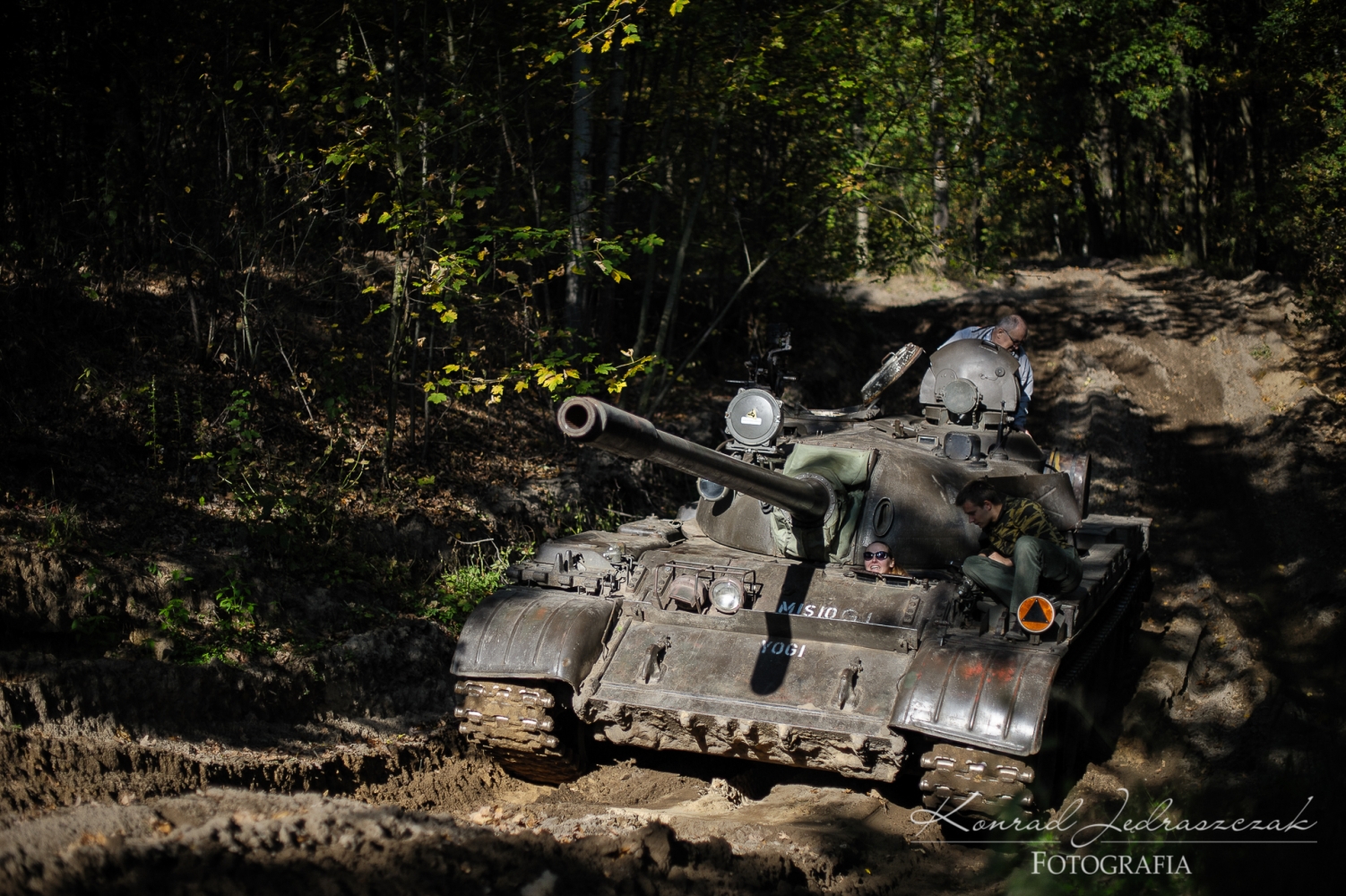 Panzer Farm czołg T55 przejażdżka czołgiem fot.14