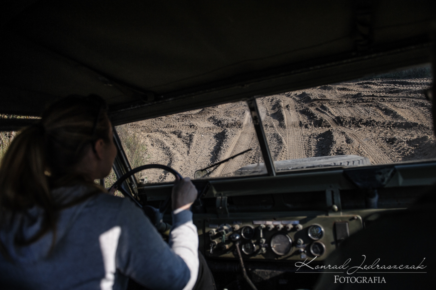 Panzer Farm Zabytkowy Land Rover jazda 4x4 fot.4