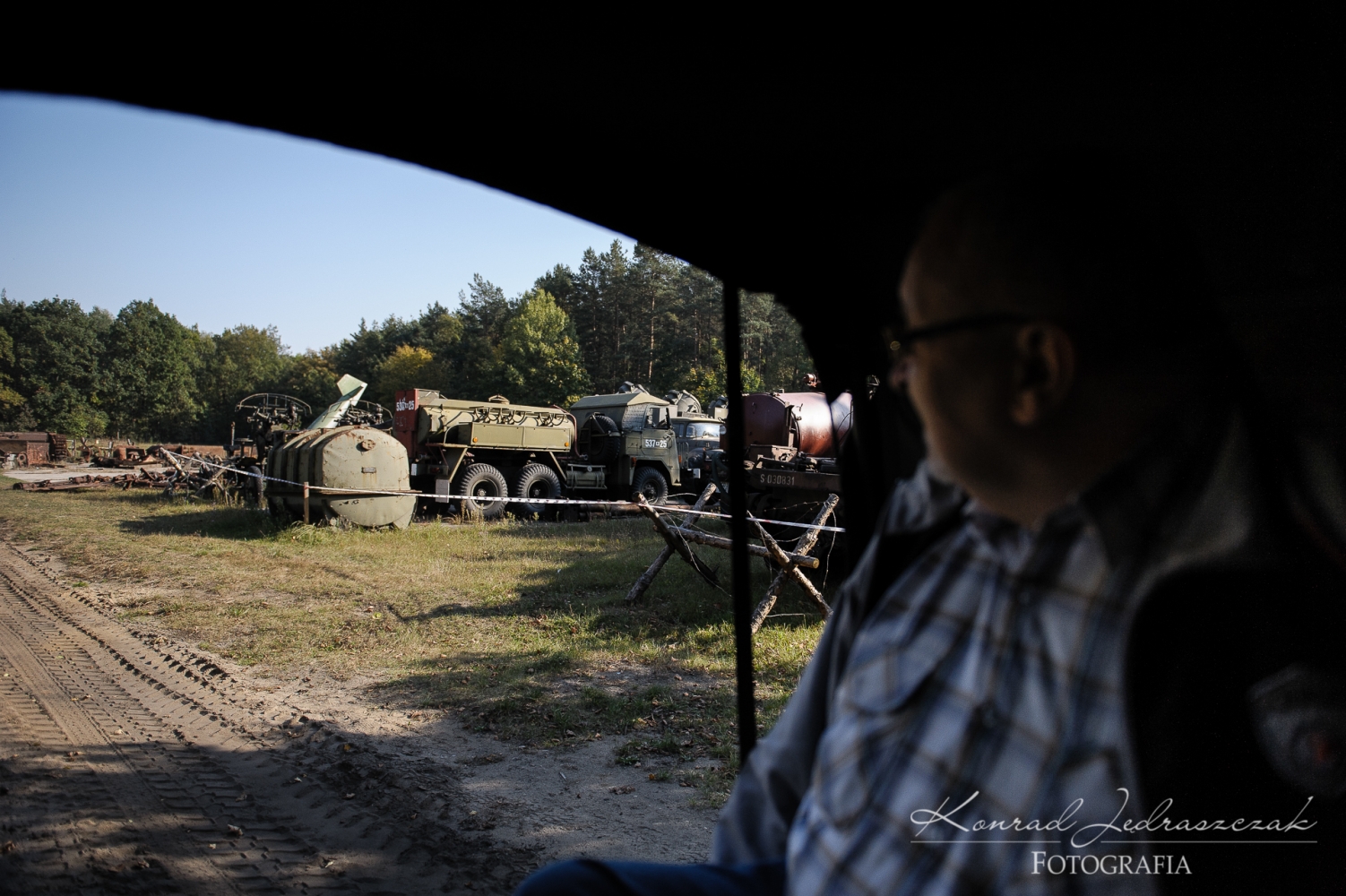 Panzer Farm Zabytkowy Land Rover jazda 4x4 fot.5