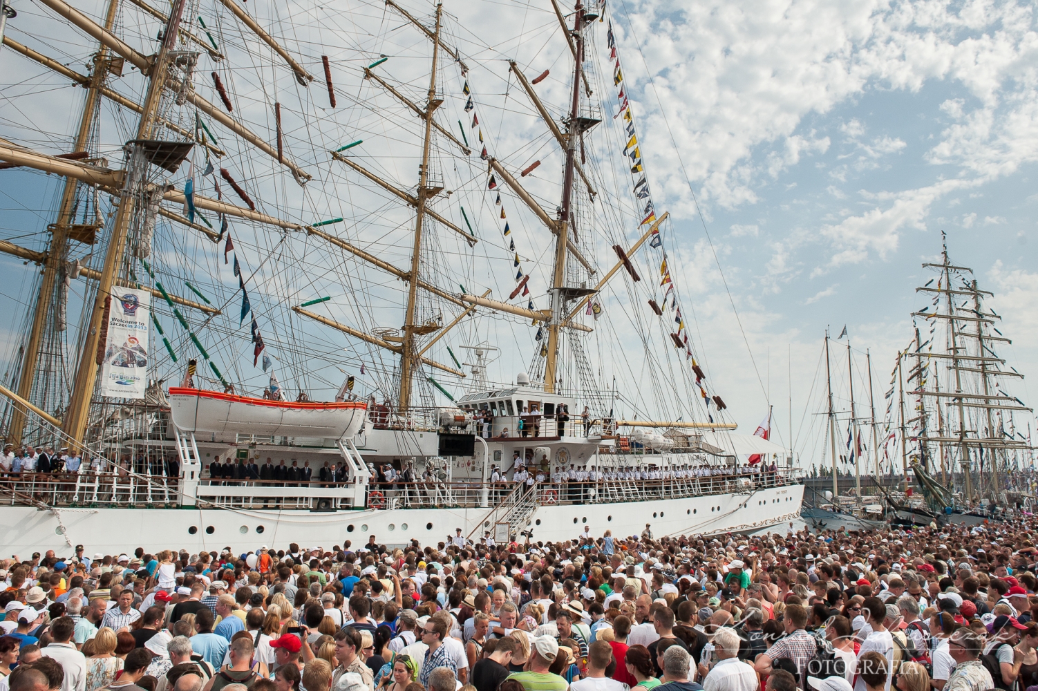Fotografia Eventowa Przemówienie prezydenta Bronisława Komorowskiego Tall Ship Races