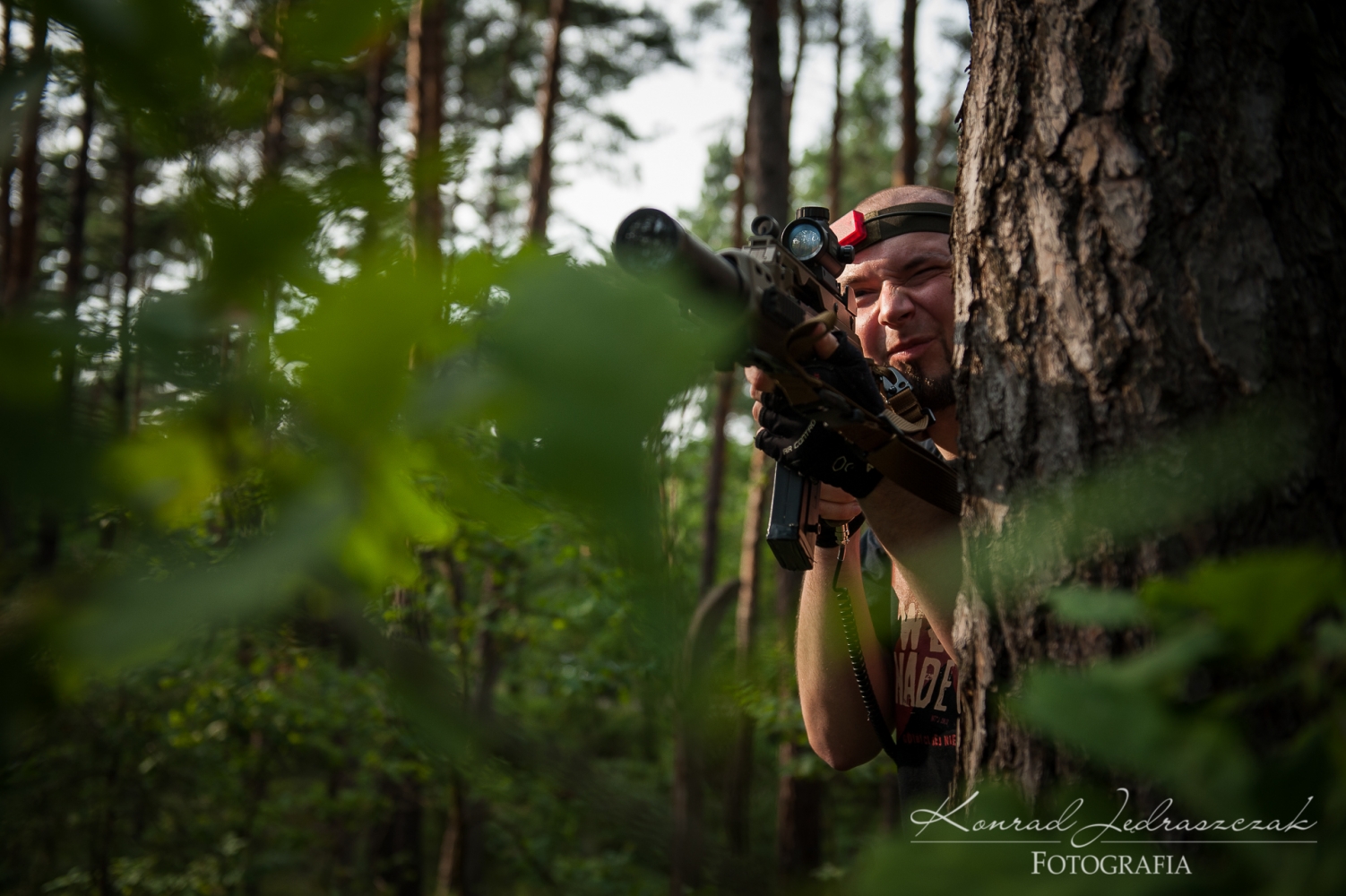 Fotografia ślubna Warszawa Wieczór kawalerski Laser-Tag fot.6
